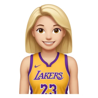 los angeles lakers her sticker
