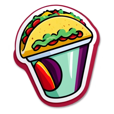 Taco bell sticker