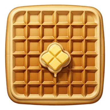 Waffle sticker