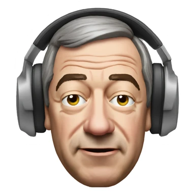 Nigel Farage listening to music with eyes closed  sticker