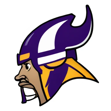 Minnesota Vikings logo sticker