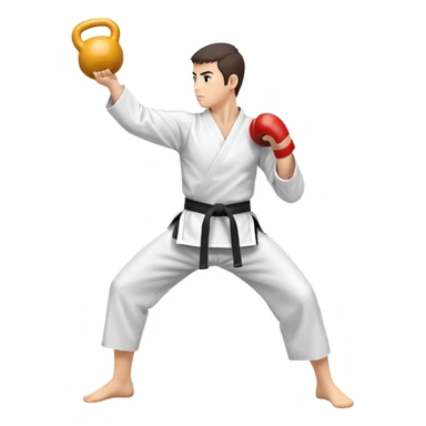Karate kettlebell  sticker