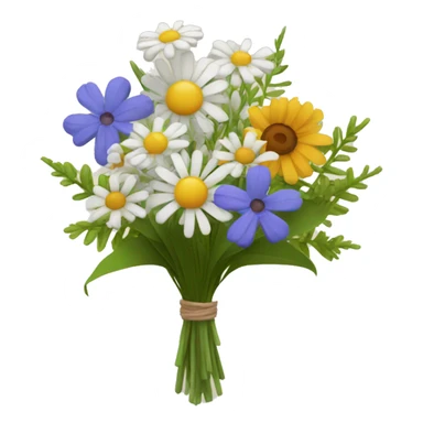 Bouquet of wildflowers sticker