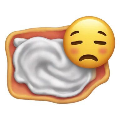 Stomach ache emoji sticker