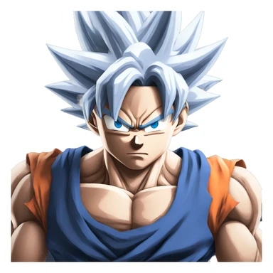 Goku in ultra instinct  sticker