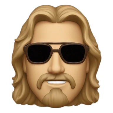 the big lebowski sunglasses sticker