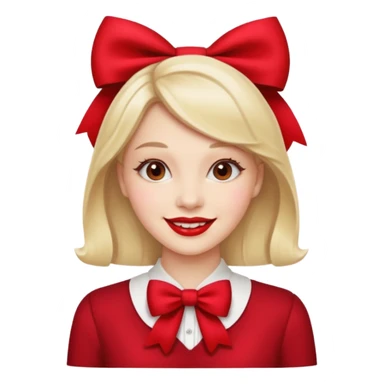 😏+🎀+💋 sticker