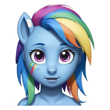 Rainbow dash sticker