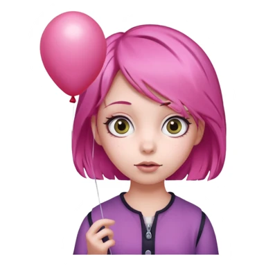 Fanko Pop Figure girl sticker