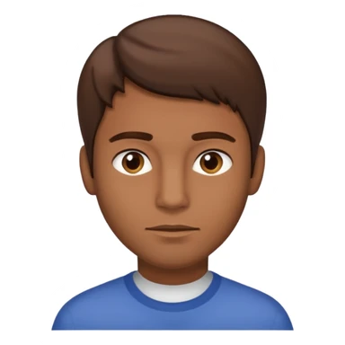 Chico moreno de pelo lacio sticker