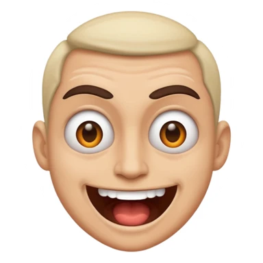 Mad and happy insane sticker