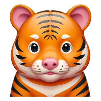 tiger and piggy sticker