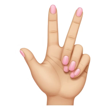 Like the middle finger flipping off emoji but with the pinky finger only (pinky finger flipping off) sticker