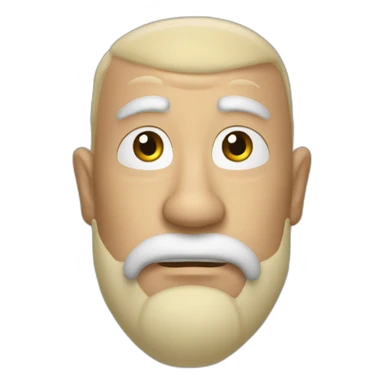 Monsieur qui se gratte la tete sticker