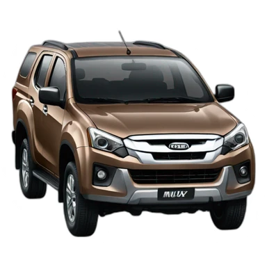 Isuzu MUX Brown sticker