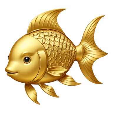 Gold Pisces symbol sticker
