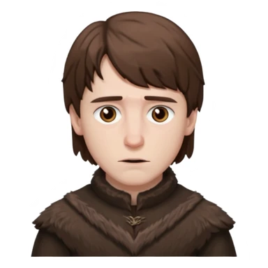 Bran Stark
 from Games of throne character face only front face sticker