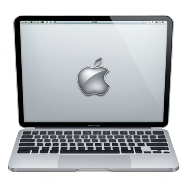 Emoji digitar Apple notebook sticker