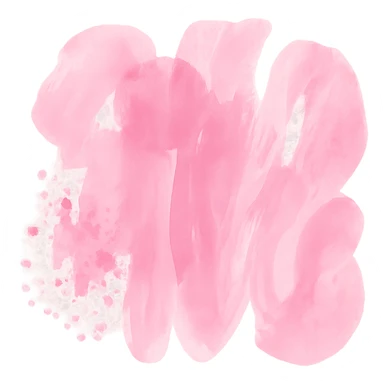 pink abstract art sticker