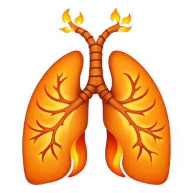 Minimal line-art ribcage, small fire in the center.
Symbol of inner fire / anxiety / passion.  sticker