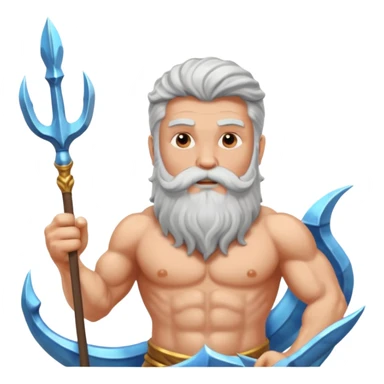  Greek god Poseidon sticker