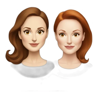 Natalie Portman and Julianne Moore sticker
