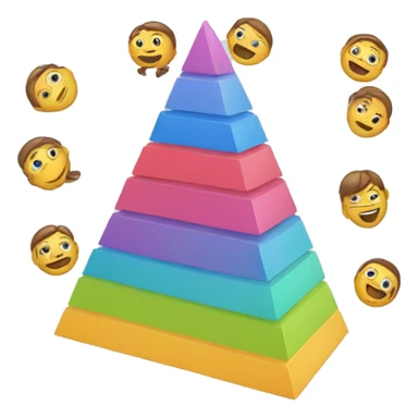 maslow pyramid sticker