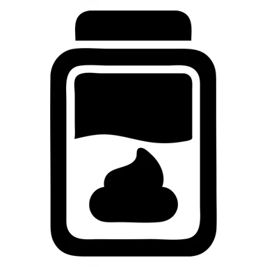 A sauce in a fast food packaging with a yellow background sticker