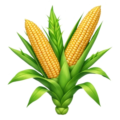 Make the wilted rose emoji but a stalk of corn sticker