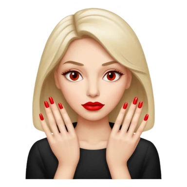 Make a combo of 🤨💅👄 sticker