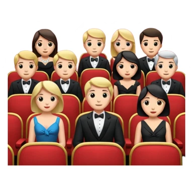 Audience small sticker