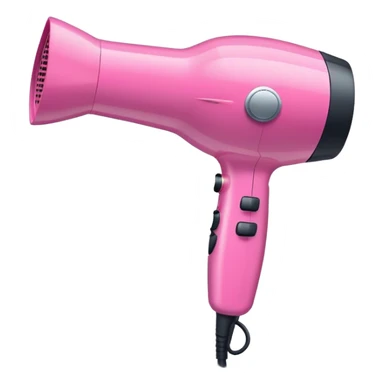 aesthetic pink hair dryer sticker