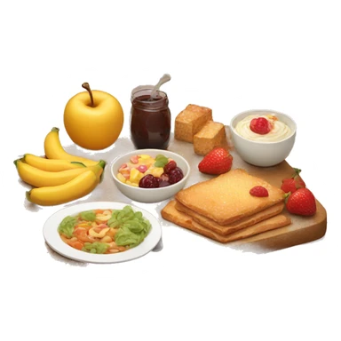delicious food still life sticker