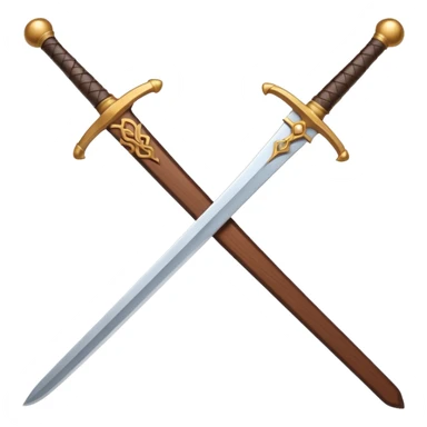 wooden sword sticker