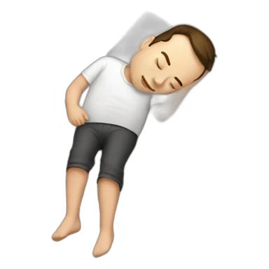 Sleeping-elon musk sticker