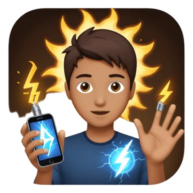 tecnologia y electricidad magia sticker