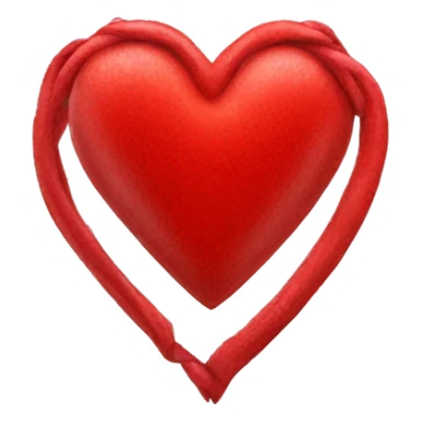 Coeur rouge plus le signe infini sticker