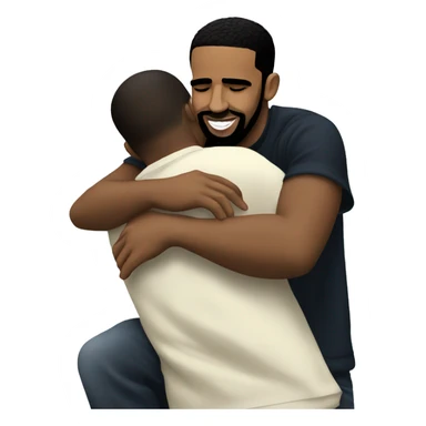 Diddy hugging Drake sticker