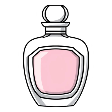 collectible vintage AVON perfume bottle shaped like a figurine sticker