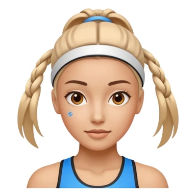 intelligence artificielle femme sportive sticker