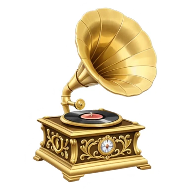 Gramophone sticker