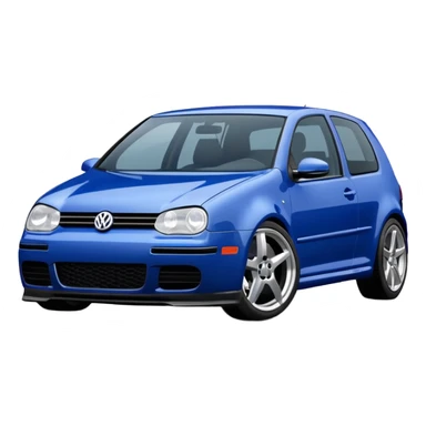 Volkswagen golf mk4 r32 blue sticker