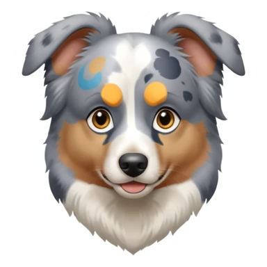 Blue merle Australian Shepherd ￼ sticker