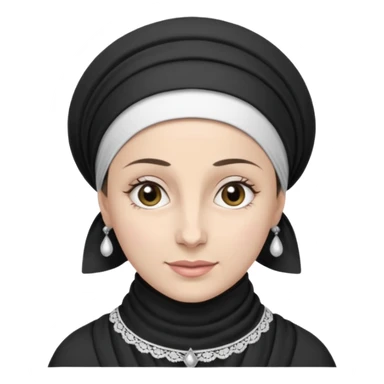 orthodox jewish woman with tichel kercheif circa. 1890 make into greyscale older sticker