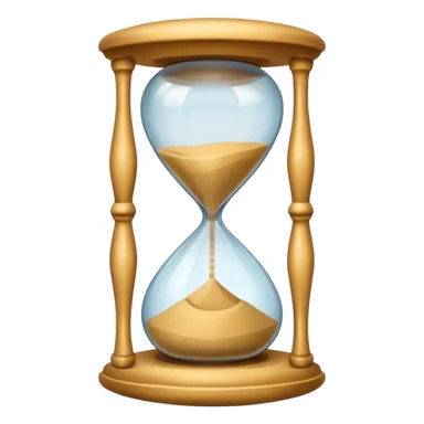 hourglass sticker
