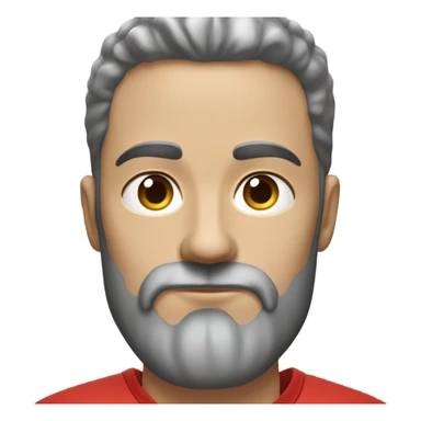 Visibly bored handsome white guy with a salt and pepper beard and brown longer hair wearing a red Nike hoodie   sticker