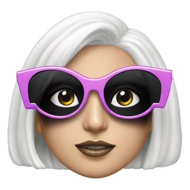 Lady gaga chromatica glasses  sticker