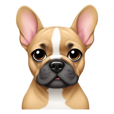 Fawn color cute Frenchie  sticker