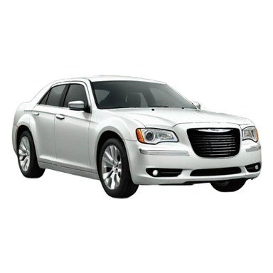 Chrysler 300 sedan but Christmas edition  sticker