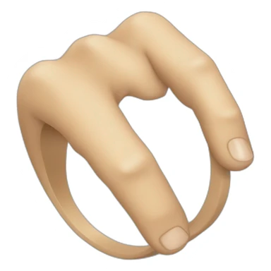 Bague au doigt sticker